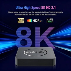 Q10 Smart TV Box Android Media Player with Google Assistant & Dual WiFi ,8K