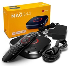 Infomir Original MAG 544 W3 4K Set Top Box Multimedia Player Internet TV Rece…