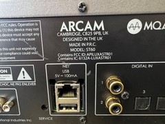 Arcam ST60 Network Audio Streamer DAC Ethernet Works | Wi-Fi Issue | No Remote