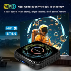 Transpeed H728 Android 14 TV Box 8K WiFi 6 Octa Core 4GB 32GB Media Player