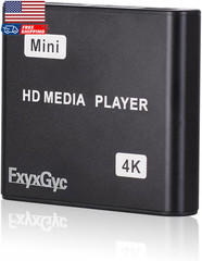 HDMI Media Player 4K Ultra HD Digital Media Player Supports USB Drive SD Card