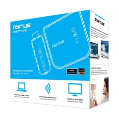Nyrius ARIES Prime Wireless HDMI Transmitter & Receiver System – 3 Pack