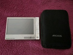 Archos 605 WiFi Portable Media Player w/ Case – Silver – Untested – No Charger