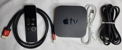Apple TV 4K 64GB A1842 MP7P2LL/A SIRI Remote 8K UHD HDMI Lightning&Power Cables