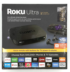 Roku Ultra (6th Generation) HD Media Streamer 4660 Black – Used