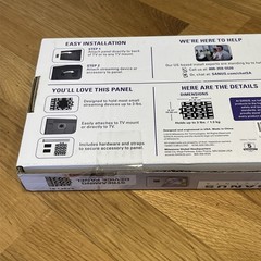 AV Streaming Device Panel Organizer Hide Accessories for Roku ChromeCast AppleTV