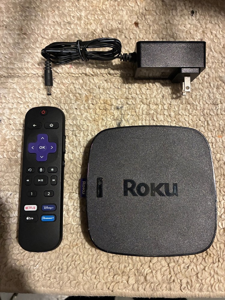 Roku Ultra 4670X 4K HDR Streaming Media Player, Power Supply, , Remote
