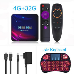H96 MAX Rockchip RK3318 Smart TV Box Android 11 4G 64GB Support AV1 Wifi BT TVBO
