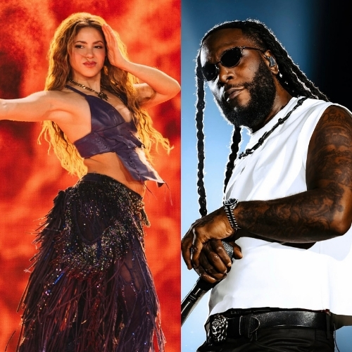 Shakira y Burna Boy en la inauguración del Mundial 2026