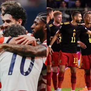 Estados Unidos y Bélgica chocan por un boleto a cuartos de final